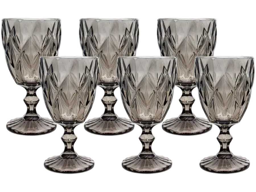 Jogo de Taças de Vidro Haus 330ml - 6 Peças