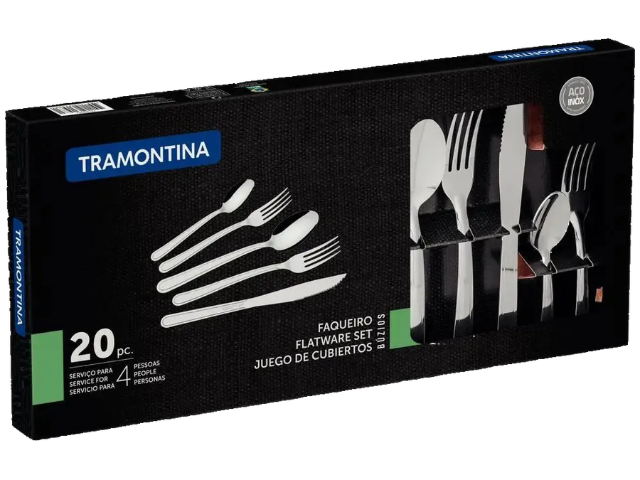 Faqueiro Tramontina Búzios Inox – 20 Peças