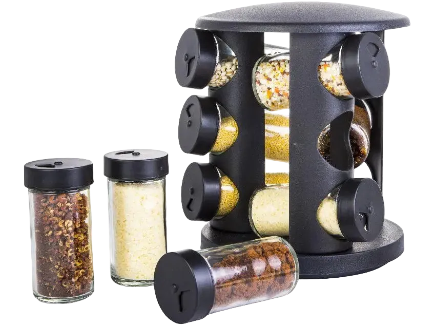 Porta-tempero de Vidro 10 Peças Brinox